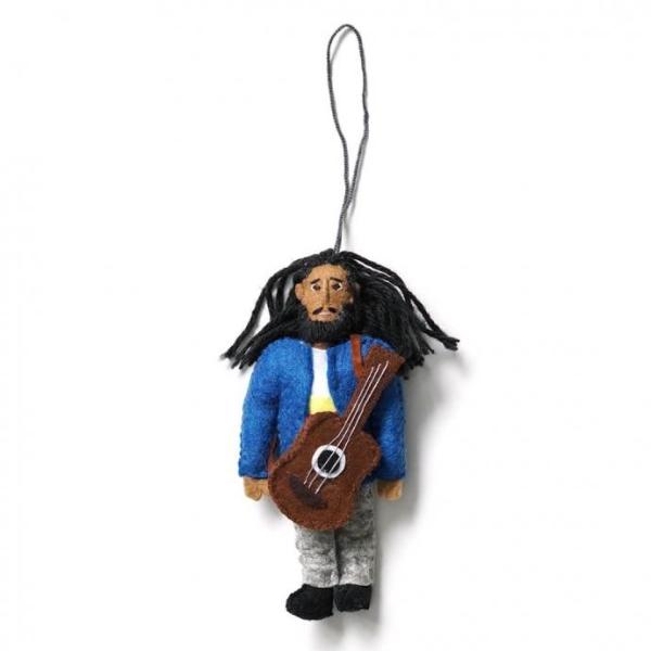 SILK ROAD BAZAAR / フェルト製オーナメント - Bob Marley ボブ・マーリ...