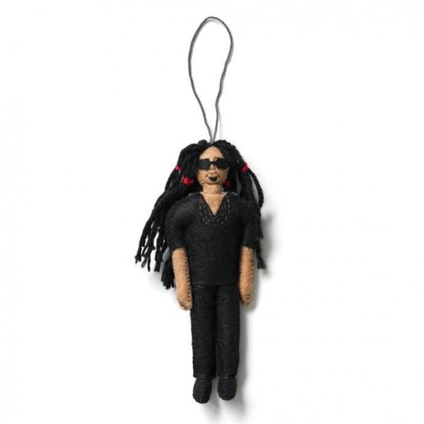 SILK ROAD BAZAAR / フェルト製オーナメント - Stevie Wonder スティ...