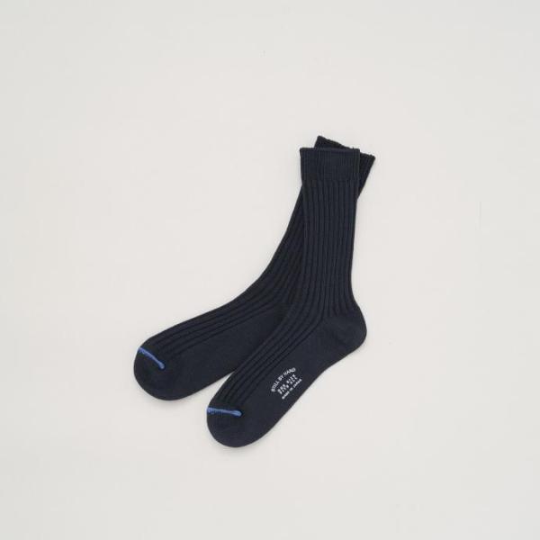 STILL BY HAND スティルバイハンド / GD07251 - DARK NAVY ソックス...