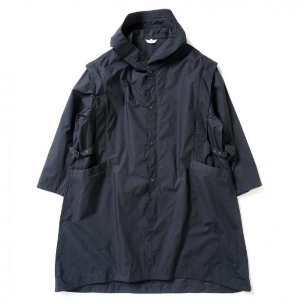 kontor / KON-CO01251 - DARK NAVY フーデッドコート
