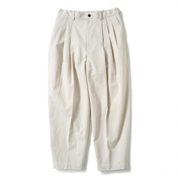 kontor / KON-PT06251 - ECRU 3プリーツパンツ