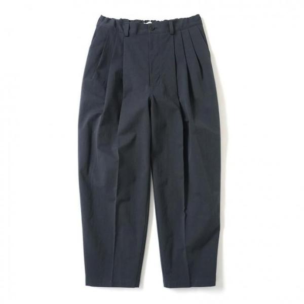 kontor / KON-PT06251 - CHARCOAL 3プリーツパンツ