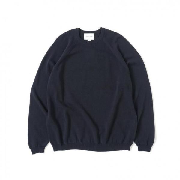 STILL BY HAND スティルバイハンド / KN04251 - NAVY 強撚コットン プル...