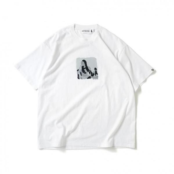 COTTON PAN / Green Mind Tシャツ ホワイト