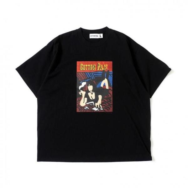 COTTON PAN / PF 半袖Tシャツ - BLACK ブラック