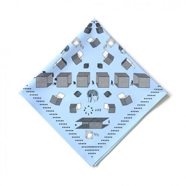 O- オー / BANDANA O-S-27 バンダナ - Saxe Blue サックスブルー レイ...