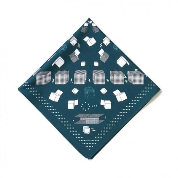 O- オー / BANDANA O-S-27 バンダナ - Green グリーン レイチョウルイラボ