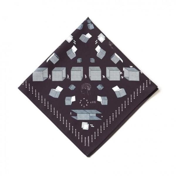 O- オー / BANDANA O-S-27 バンダナ - D.Brown ダークブラウン レイチョ...