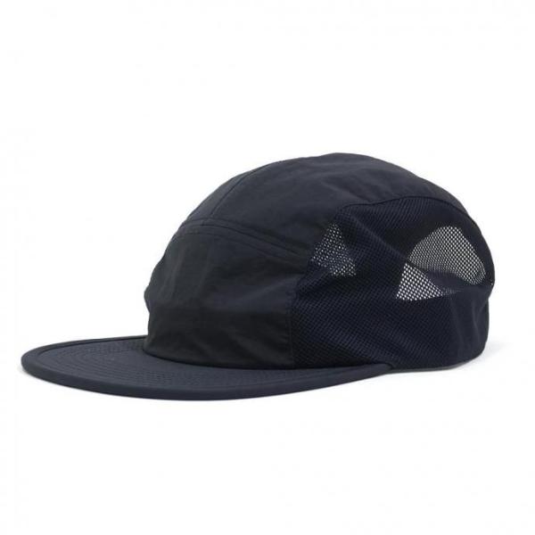AS Colour / Active Finn Cap - Navy サイドメッシュ ナイロン5パネ...
