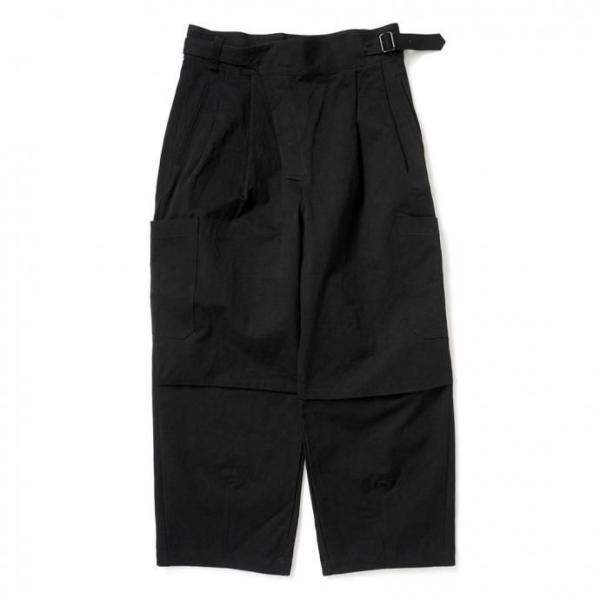 kontor / KON-PT02251 - BLACK グルカパンツ