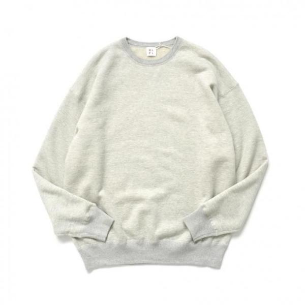 WLP / CREW NECK PO - ライトグレー RL2510 ダブルエルピー ウールコットン...