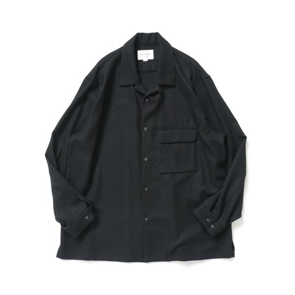 STILL BY HAND スティルバイハンド / SH04254 - BLACK ウール オープン...