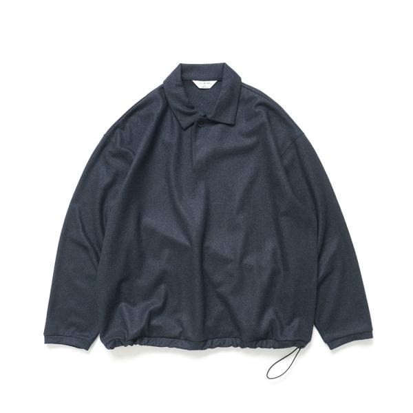 STILL BY HAND スティルバイハンド / CS02254 - NAVY ウール／シルク 長...