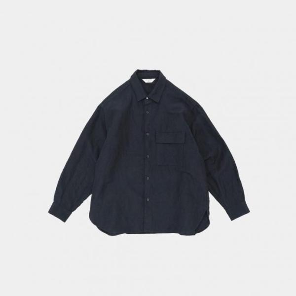 STILL BY HAND スティルバイハンド / SH03254 - NAVY ウール／リネン レ...