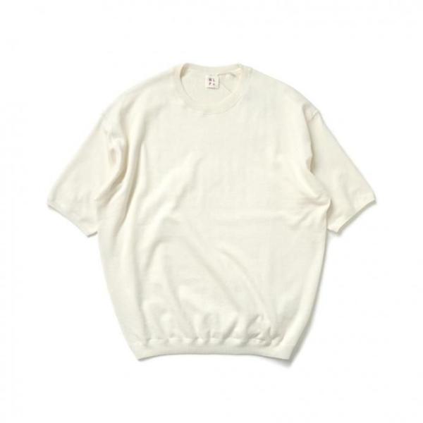 WLP / COTTON SILK SHORT SLEEVE PULLOVER - IVORY RL...