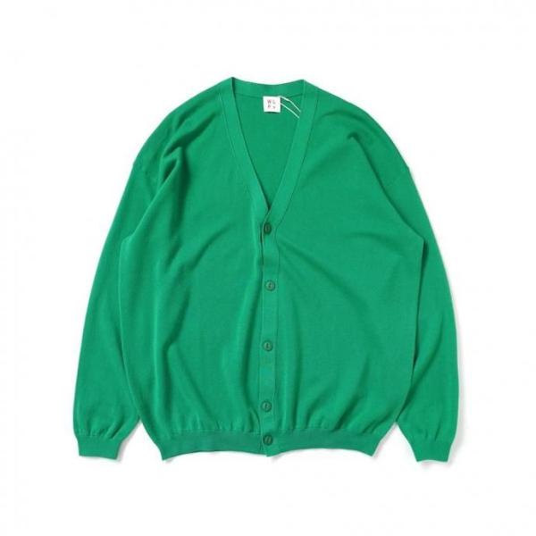 WLP / HIGH TWIST COTTON CARDIGAN - GREEN RL2600