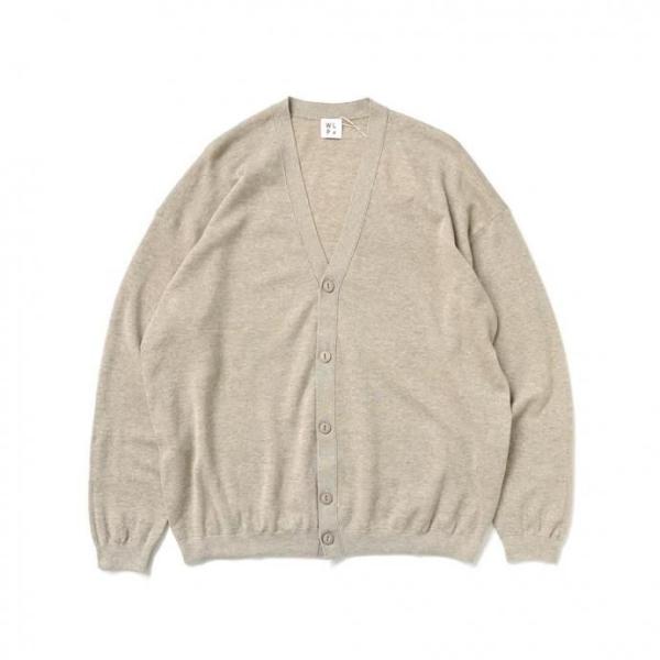 WLP / HIGH TWIST COTTON CARDIGAN - HEATHER GOLD RL...