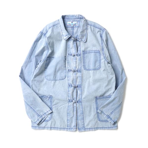 MATEL’EAU / VESTE CHINA - BLEU DELAVE JAVEL マテロー フ...