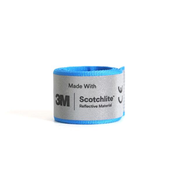 3M リフレクター スラップバンド Salzmann / Slap Wrap - ブルー 生地タイプ