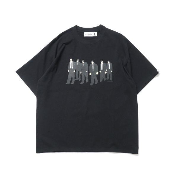 COTTON PAN / DOGS 半袖Tシャツ - BLACK ブラック