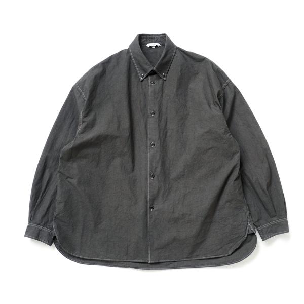 kontor / KON-SH01263 - CHARCOAL ガーメントダイ ボタンダウンシャツ ...