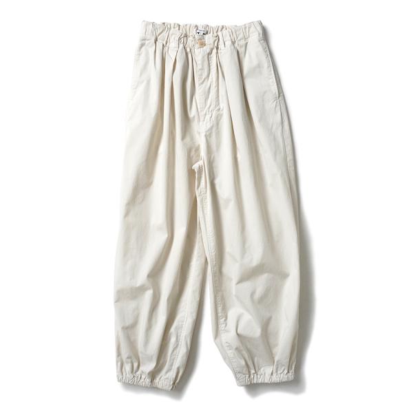 kontor / KON-PT03263 - ECRU ギャザード イージーパンツ Garment-...