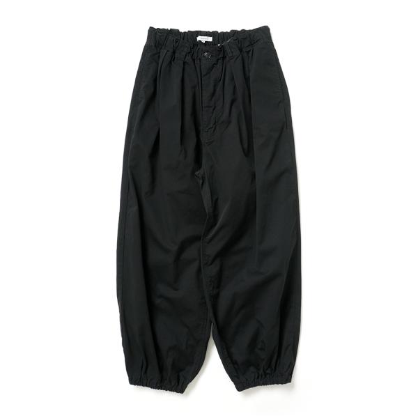 kontor / KON-PT03263 - BLACK ギャザード イージーパンツ Garment...