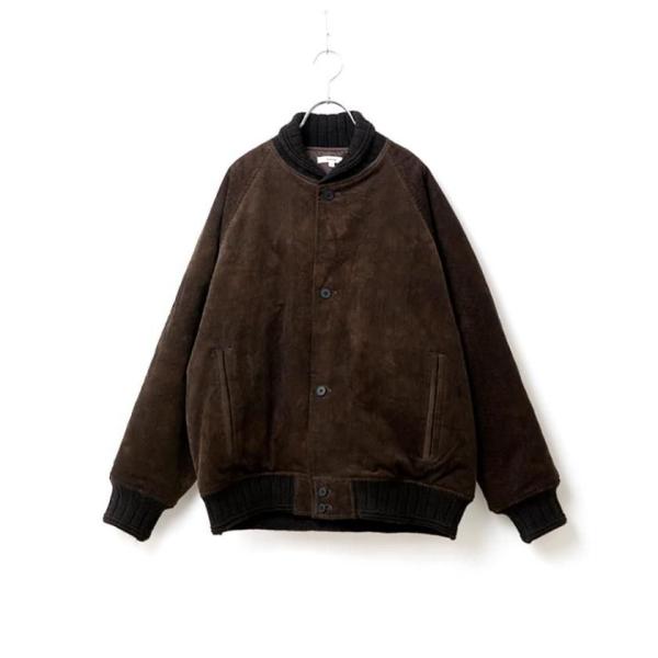 kontor / KON-BL04263 - BROWN コーデュロイブルゾン Wool ribbe...