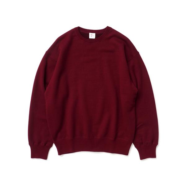 WLP / CREW NECK PO - BGD バーガンディ RL2620 ダブルエルピー ウール...