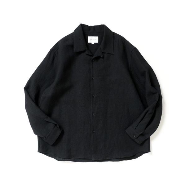 STILL BY HAND スティルバイハンド / SH03264 - BLACK リネン／ウール ...