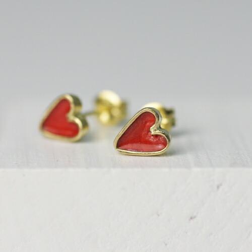 イロンデール エペパン hirondelle et pepin / k18 hp-400 七宝ハート...