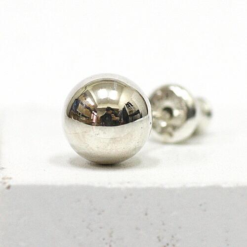 【廃番商品】siki (シキ) / P09SV 球体ピアス M (片耳タイプ)
