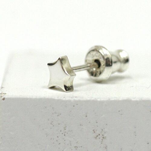 siki (シキ) / P20SV スターピアス - シルバー (片耳タイプ)