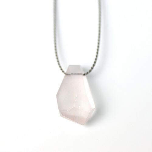 siki（シキ） / IKN03 石のかけら ネックレス - ローズクォーツ レディース ギフト プ...