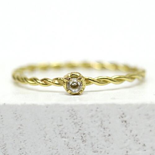 イロンデール エペパン hirondelle et pepin / k18 hr-407 4つ爪ロー...