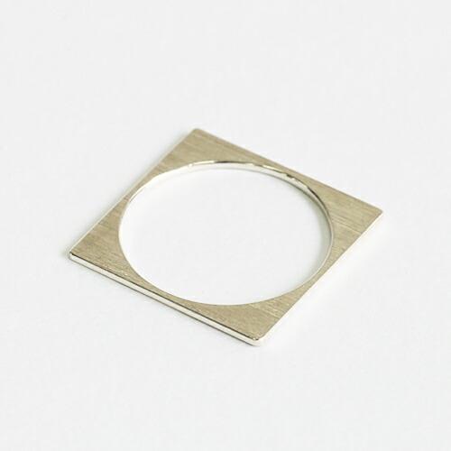 siki (シキ) / R16 スクエアプレート リング - シルバー