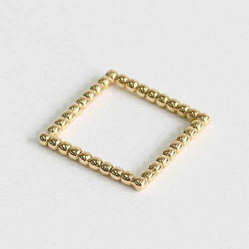 siki (シキ) / R17 k18 スクエアドット リング - ゴールド