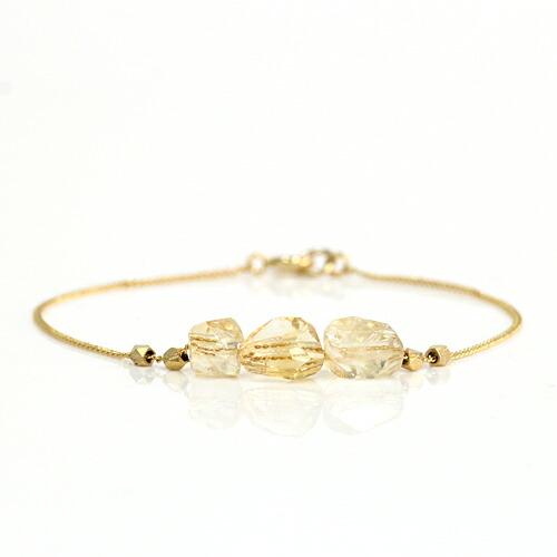 sinc（シンク） / シトリン 3drops ブレスレット レディース プレゼント ギフト 贈り物...