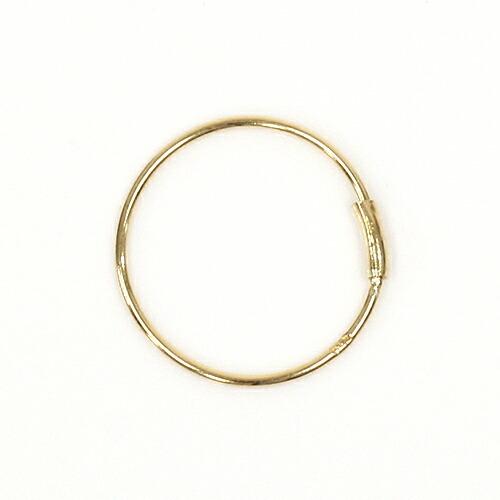 sinc（シンク） / k18 シンプルフープピアス  - S 10mm (片耳タイプ) レディース...