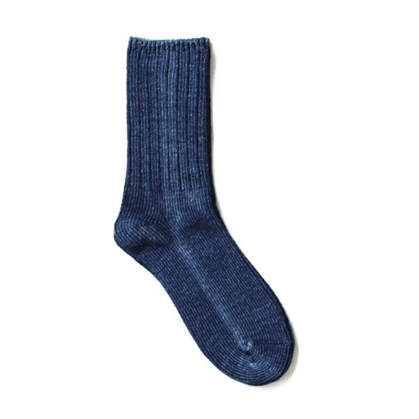 Trad Marks トラッドマークス / Indigo Rib Socks 即日発送 即納