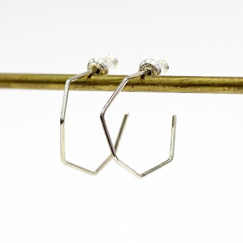 siki (シキ) / SK-PP12-SV 七角形ピアス - シルバー