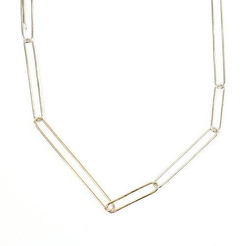 siki (シキ) / シルバー×ゴールド ランダムチェーンネックレス / RDC-N01-SV