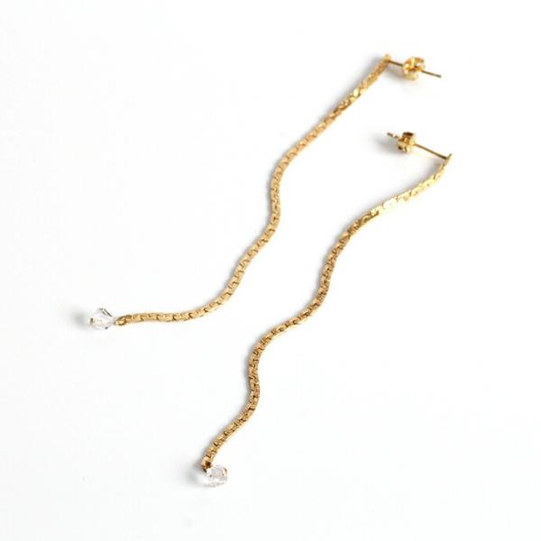 cocozelle（ココゼル） / COP-09 chain ピアス5 レディース ギフト プレゼン...