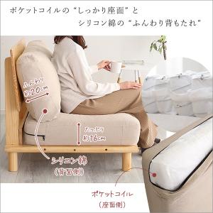 ファブリックローソファ【jumeaux -ジュ...の詳細画像5