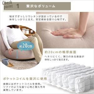 日本製 しっかり体を支えるリクライニング座椅子...の詳細画像4