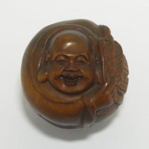 根付(七福神：布袋)(本黄楊・柘植) : EI-Trade Store - 通販