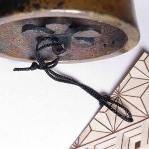 砂張風鈴用短冊(小) (寄木細工)の詳細画像1