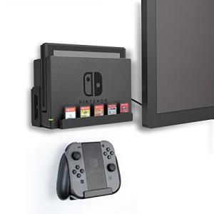 Monzlteck スイッチ+コントローラーマウント用ウォールマウント OLEDバージョン対応 ゲームカードホルダー ソリッドメタル｜eiai