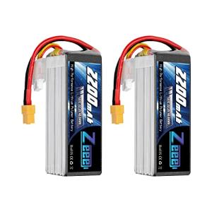 ゼエエ Zeee 6S リポバッテリー 22.2V 120C 2200mAh XT60プラグ付き 2パック ラジコン製品バッテリー 大容量バッテリー｜eiai
