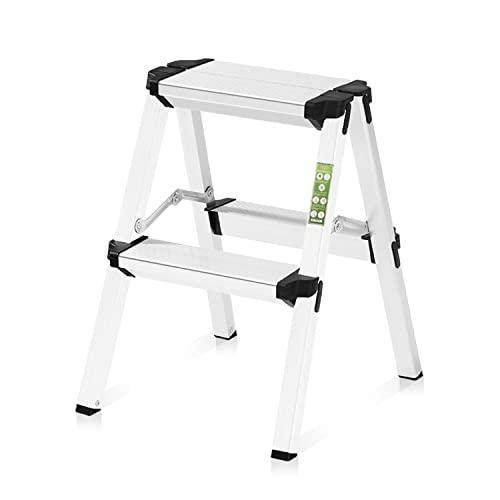 RIKADE 脚立2段 梯子 アルミ 脚立 折りたたみ ミニ 軽量 きゃたつ 踏み台 軽量 安全 ス...